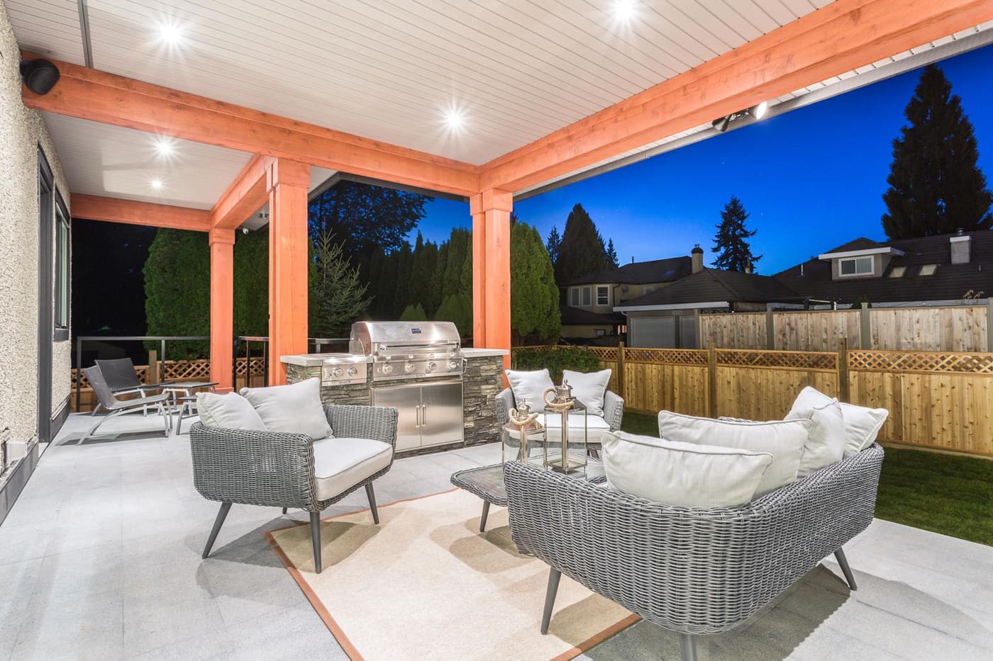 Covered outdoor patio
